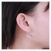 Boucles d'oreilles Créoles personnalisées -Argent S925
