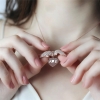 Collier coeur Ailes d'ange à personnaliser