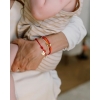 Bracelet cordon porte-bonheur trèfle personnalisé