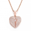 Collier coeur Ailes d'ange à personnaliser
