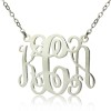 Collier monogramme 3 lettres initiales